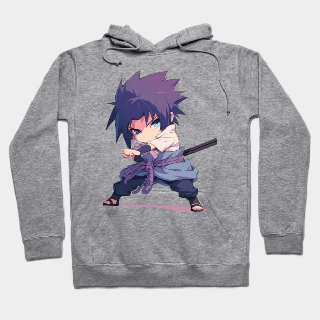 sasuke Hoodie by Stephanie Francoeur Art